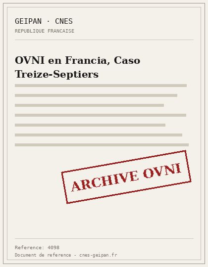 OVNI en Francia, Caso Treize-Septiers