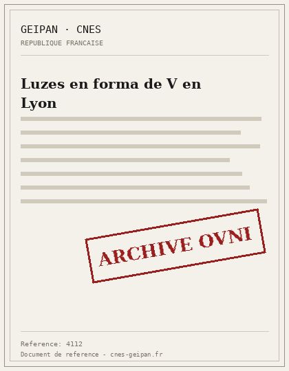 Luzes en forma de V en Lyon