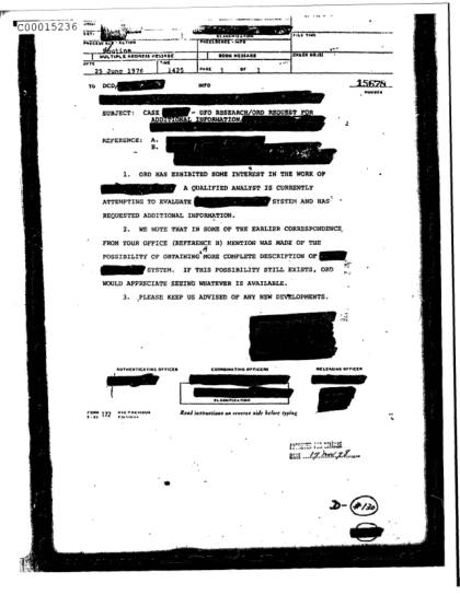 OVNI y la CIA