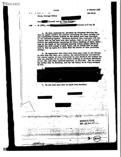 Documentos OVNI de la CIA
