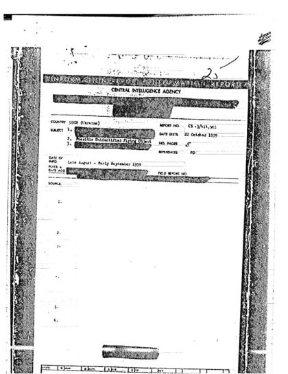 Objeto volador no identificado en 1959