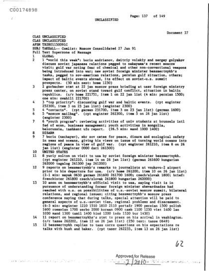 Documentos de la CIA sobre OVNI