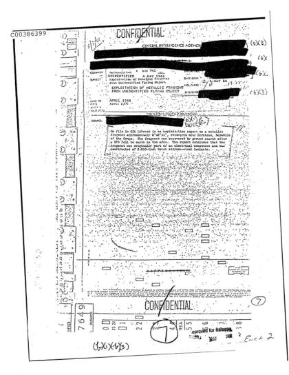 OVNI y operaciones de la CIA