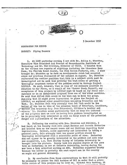 CIA y el Proyecto Lincoln en 1952