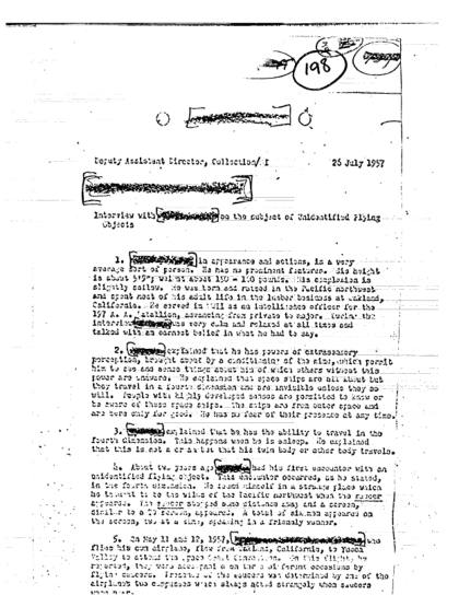 Documentos OVNI de la CIA de 1957