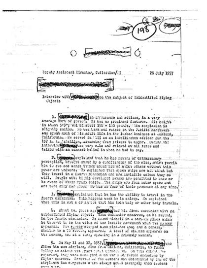 Documentos OVNI de la CIA