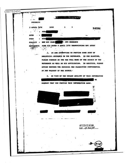 Documentos OVNI de la CIA