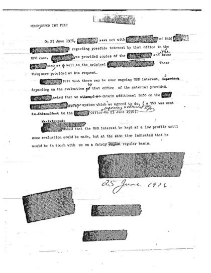 Documentos OVNI de la CIA