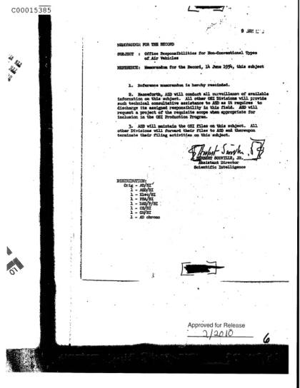 Documentos OVNI de la CIA