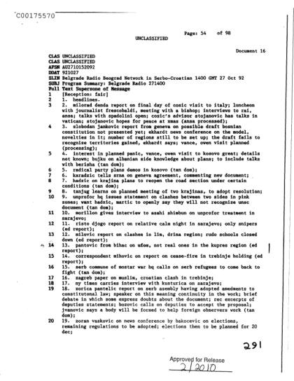 CIA UFO Documents