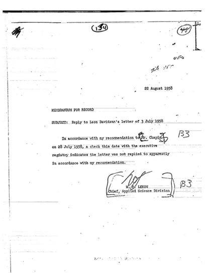 Documentos de la CIA sobre OVNI