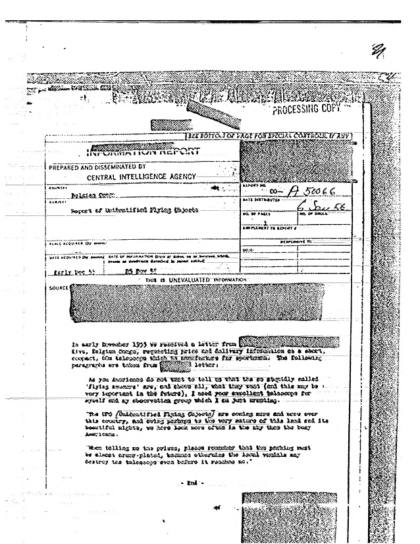 CIA UFO Documents