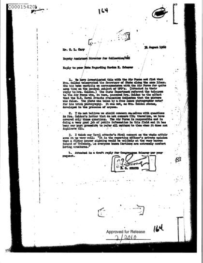 Documentos OVNI de la CIA