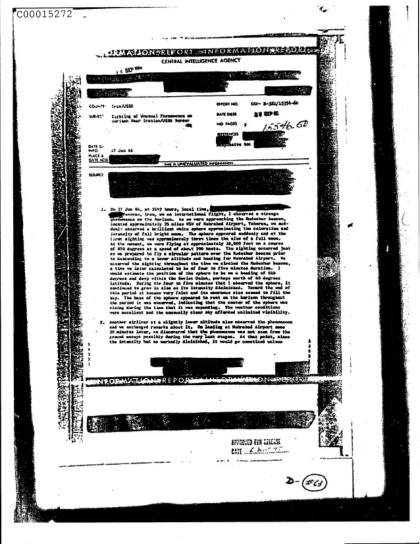 OVNI observado cerca de aeropuerto en 1966