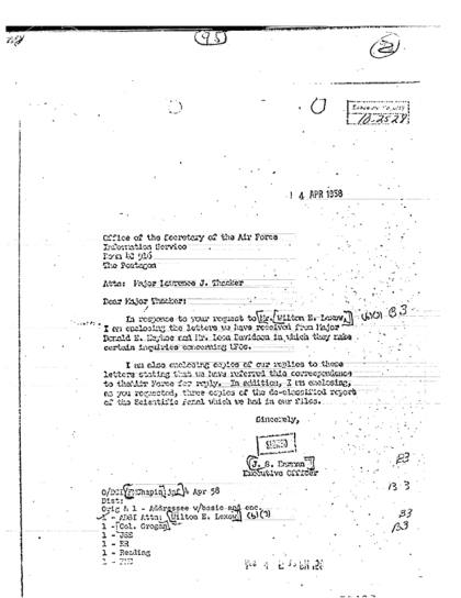Documentos OVNI de la CIA