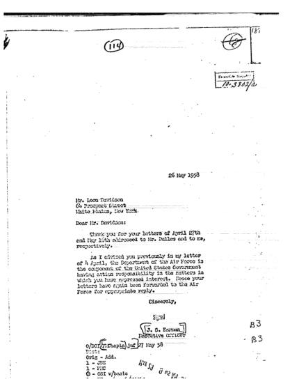 CIA responde a preguntas sobre OVNI