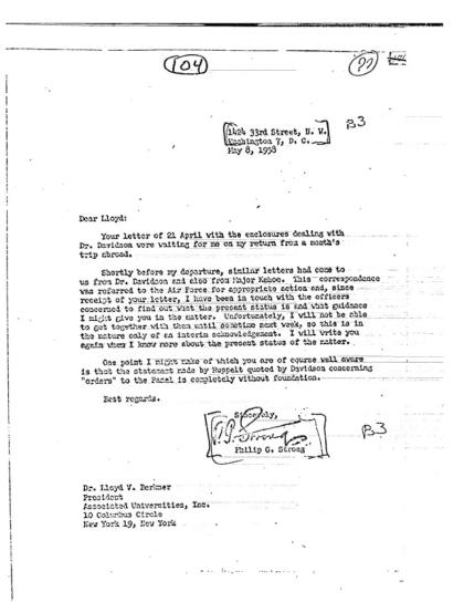 Cartas de la CIA sobre OVNI