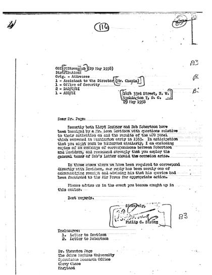 CIA comparte documentos OVNI con universidad