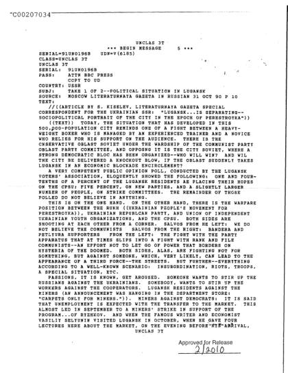 CIA y OVNI en documentos desclasificados