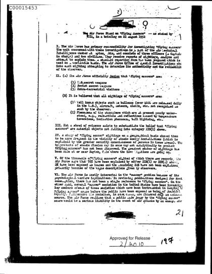 OVNI y la psicología de la guerra