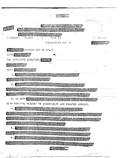Documentos OVNI de la CIA