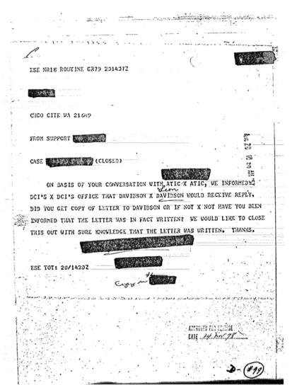 Documentos OVNI de la CIA